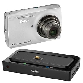 Kodak EasyShare M1093 IS 10 MP Digital Camera with 3x Optical Zoom and 3-Inch LCD with HDTV Dock Bundle