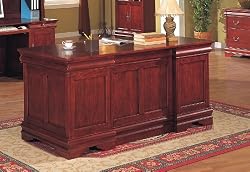 Louis Philippe Style Home Office Writing Desk with Storage
