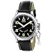 Invicta Women's Russian Diver Collection Black Leather Watch #3951