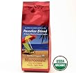 'Marooned', Light Roast; USDA Certified Organic Gourmet Coffee; from Aloha Island; 1 LB, Whole Bean