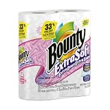 Bounty Extrasoft Prints Paper Towels, Big Rolls, 12 Count