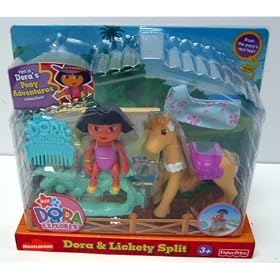 Fisher Price: Dora's Pony Place: Lickety Splite and Dora by Fisher-Price