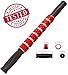 Plantar Fasciitis Muscle Roller Massage Stick for Legs Foam Roller for Shin Splints Muscle Roller Stick Massage Stick Shin Roller Stick Roller for Sore Muscles Calf Roller - Red, Elite Rubber