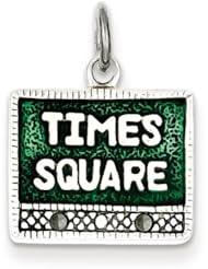 Sterling Silver Times Square Charm