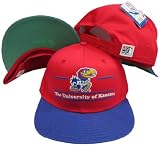 Kansas Jayhawks Classic Split Bar Snapback Adjustable Snap Back Hat / Cap