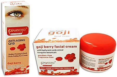Goji facial cream eyes cream Goji cream face Whitening skin care Anti wrinkle eye cream Remove dark circles under eyes 2 pcs