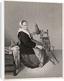 IMAGE OF Canvas Prints of Spinning, Flanders from Mary Evans