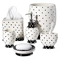 Dots Bath Collection - Black/ White