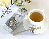 “Tea Time” Heart Tea Infuser in Tea-Time Gift Box – Baby Shower Gifts & Wedding Favors