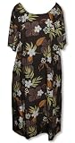 Chocolate Summer Plus Size Hawaiian Aloha Long Dress