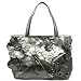 Studded Flower Tote Handbag