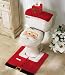 Santa Toilet Seat Cover and Rug Set