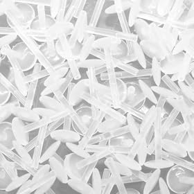 16G 3/8" - Bioplast Tragus, Monroe or Labret Lip Ring Push-In Replacement Post Shaft