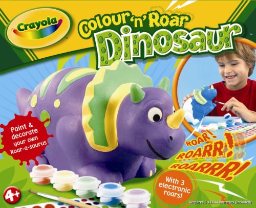 Childrens Toyshop  Third Party New : Crayola Colour & Roar Dinosaur