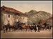 GIANT Wall Sticker of: Arrival of the post, Cetinje, Montenegro wall sized poster (photochrom) photochrome measured in inches