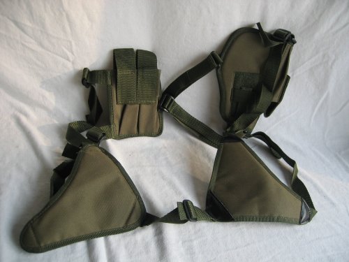 Shoulder Holster with 2 Magazine pouches + 1 Pistol pocket