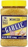 Spice World Fat Free Minced Garlic, 48 Ounce