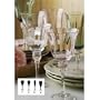 Rose Serenade Green Goblet [Set of 4]