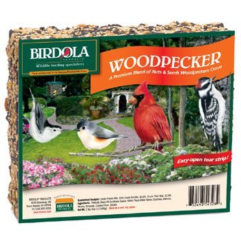 Birdola 54328 2-Pound Woodpecker Seed Cake