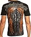Archaic AFFLICTION Mens T-Shirt BAKEWELL Fleur Wings Tattoo Biker