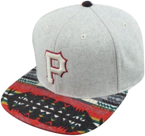 MLB American Needle Pittsburgh Pirates Spice Heather Aztec Strapback Hat Cap