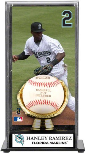 Hanley Ramirez Gold Glove Baseball Display Case | Details: Florida Marlins