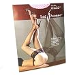 Leg Avenue Fishnet Thigh Hi Pantyhose with Lace Top Light Pink