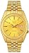 Men's Gold Tone Seiko 5 Automatic Dress Watch Gold Dial