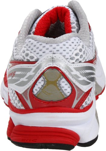 Saucony Women 'ProGrid Guide 5' Running Shoes, White/Red/Gold Size- 5