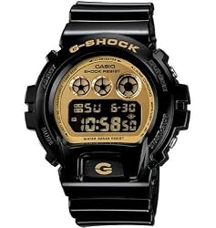 Casio G-Shock Chronograph Resin Strap Gold Mirror Dial Men's watch #DW6900CB-1