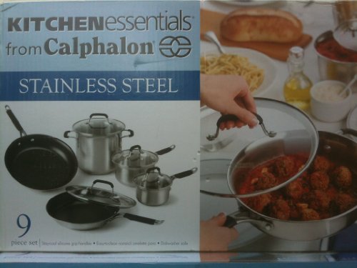 Kitchen Essentials® from Calphalon® Stainless Steel 9-pc. Cookware Set