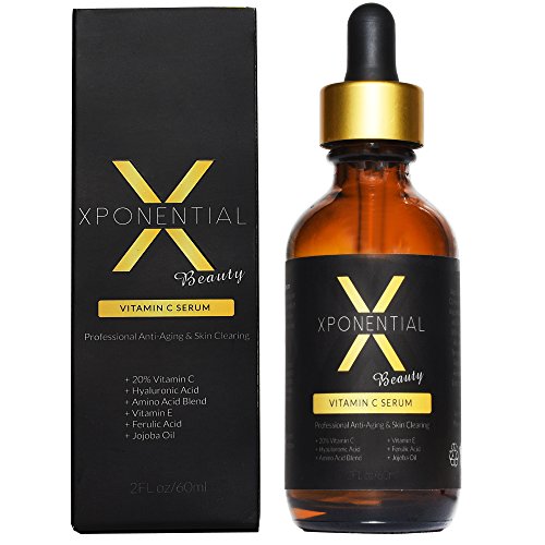 Best organic vitamin c serum with hyaluronic acid 20% vit c+e 2oz…