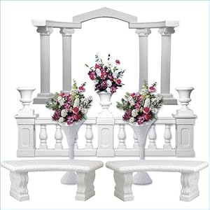 wedding reception decoration ideas, roman column starter set