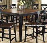 Hillsdale Englewood Rectangle Leg Extension Gathering Table with 18-Inch Bu ....