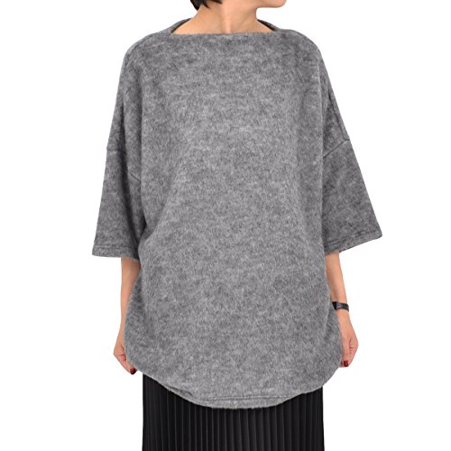 (ゼロエイトサーカス) 08sircus kid mohair terry half sleeve top モヘヤ テリー トップス S16AL-TS08 レディース サイズ1/2 ホワイト グレー