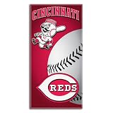 BSS - Cincinnati Reds MLB Fiber Reactive Beach Towel (Emblem Series) (60in x 30in)