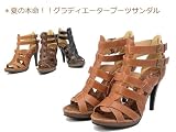 夏物SALE 39%OFF 夏の本命グラディエーター美脚の9cmグラディエーターブーツサンダル