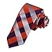 DAE7C07-09 Handmade Design Woven Microfiber Checkered Skinny Tie By Dan Smith