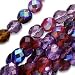 Czech Fire Polish Glass Beads 8mm Round \