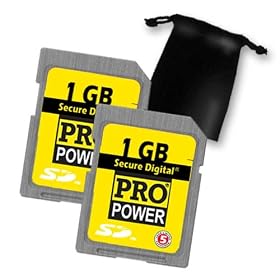 Accessory Power 2 PACK of 1 GB 1024 MB Secure Digital SD Card Use w  Digital Cameras ,... by Accessory Power