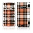 Copper Plaid Design Protective Skin Decal Sticker for LG enV2 VX9100 Cell Phone