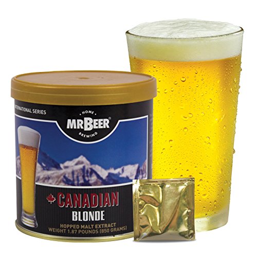 Mr. beer canadian blonde homebrewing craft beer refill …