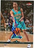 P.J. Brown Autographed/Hand Signed Basketball Card (New Orleans Hornets) 2006 Fleer Ultra #103