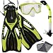 Body Glove Professional Scuba or Snorkeling Snorkel Set (Great Holiday Gift)