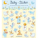 Produkt-Bild: Coppenrath 9348 Kalender, Familienplaner & Co. Baby-Sticker Willkommen, rosa und blau sort. (im Display)