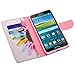 Samsung Galaxy Mega 2 Case - Magnetic Leather Flip Wallet Pouch Samsung Galaxy Mega 2 Wallet Case, Slim Folio Case with Kickstand, 2 Credit Card Slot Wallet Pouch (SUN FLOWER WALLET POUCH)