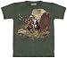 Suchen : Indianer Krieger - T-Shirt aus USA - handgebatikt, 100% Baumwolle