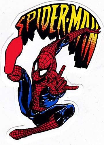 [STICKER G167] SPIDER-MAN SUPER HERO MARVEL Video Game Animaton Cartoon Movie : Notebook Phone Laptop Luggage Suitcase Car Truck &amp; Bumper Vinyl Die-Cut Skate Decal 2.25"x3.25"