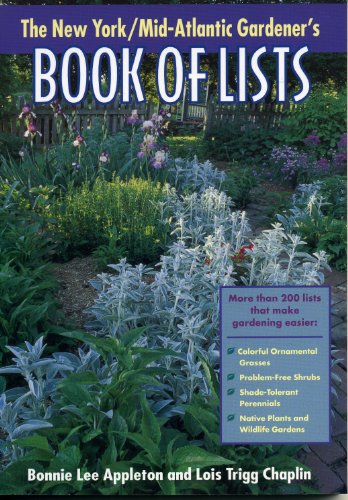 New York/Mid-Atlantic Gardener's Book of Lists
