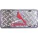 St Louis Cardinals Diamond Emboss Auto Tag